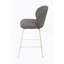 Ensemble de 2 tabourets en tissu et métal Modern