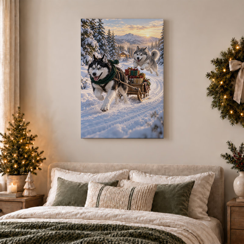 Art mural en toile noir et blanc, H 24 po x l 18 po