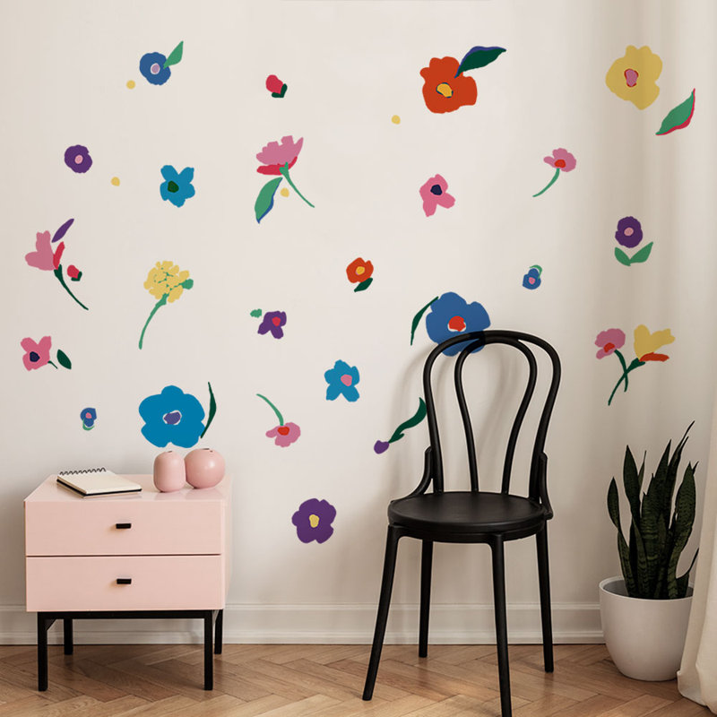 Abstract Flower Wall Decal