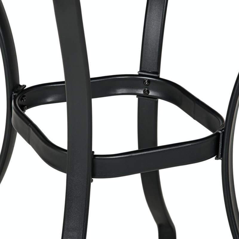 Table de salle à manger d'extérieur carrée L 28,05 po x l 28,05 po Volpe
