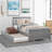 Twin Size Platform Bed With Trundle-167333992