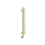 Michelle Heated Towel Rail in Two Tones-574077937-574077936