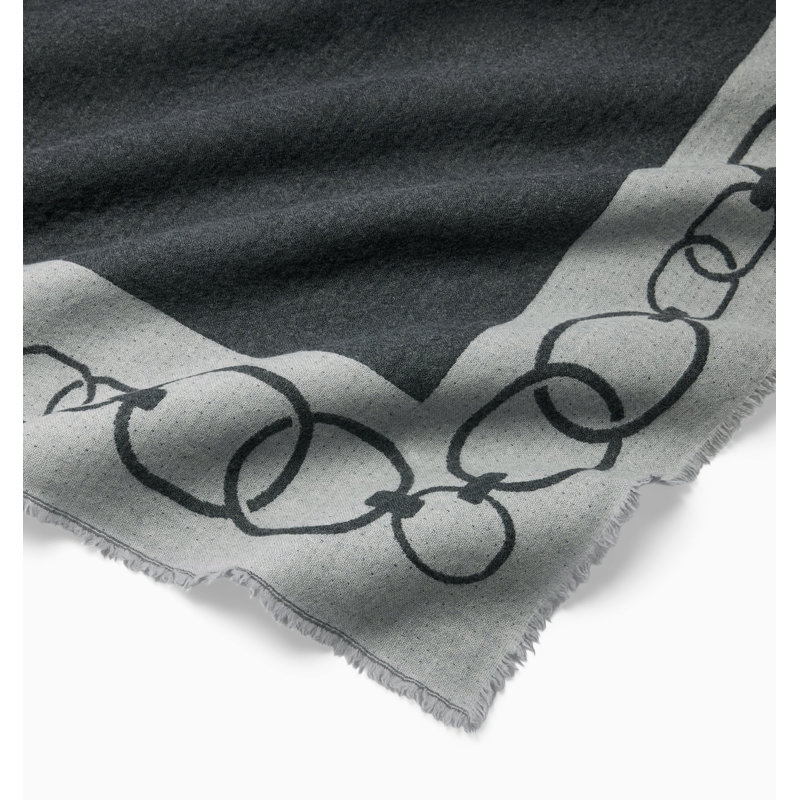 Eterna Hand Woven Throw Blanket, Gray
