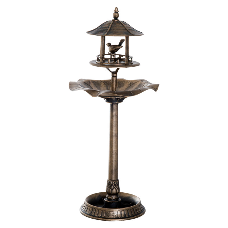 Bain d'oiseaux 3 en 1 Adila, Bronze