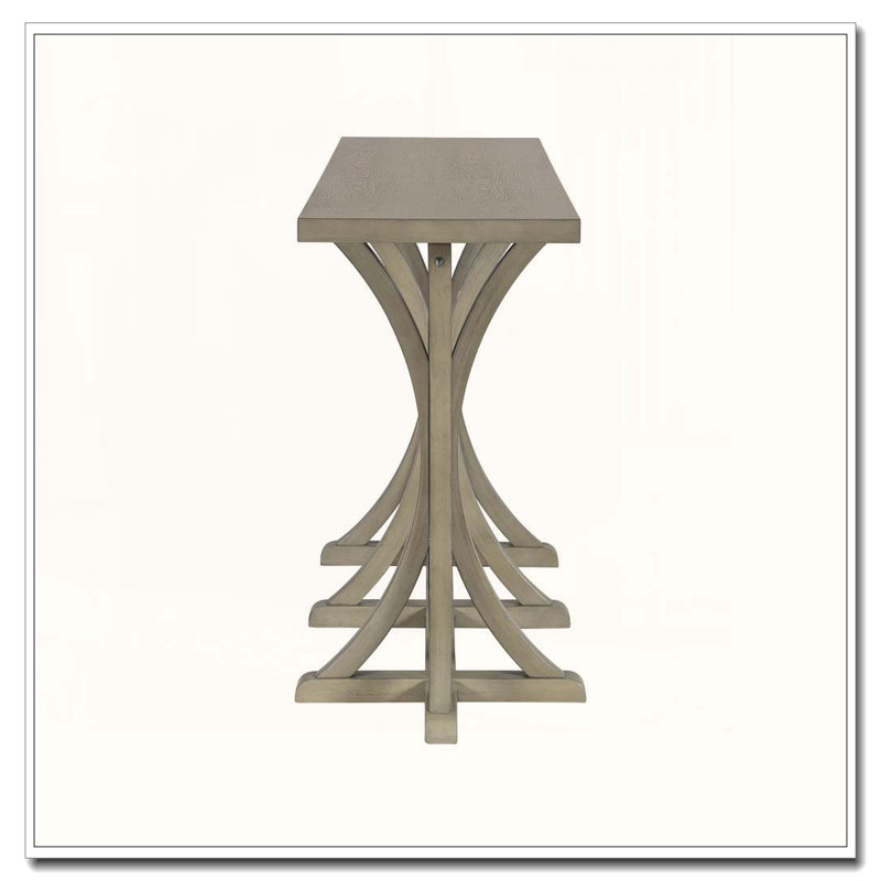 59.8'' Wooden Console Table, Gray