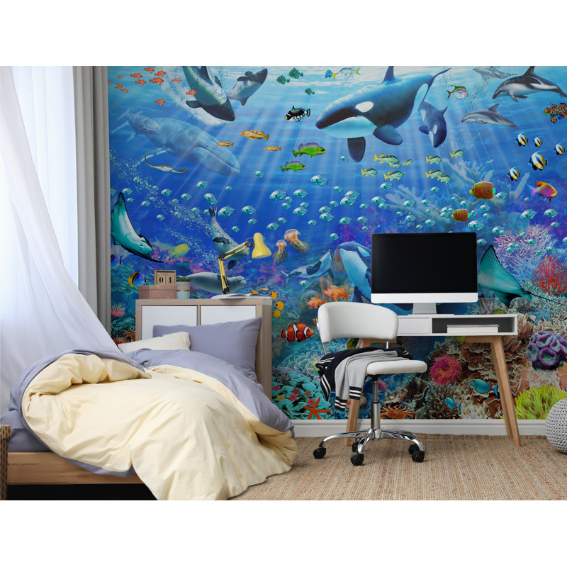 6 Piece 3.05m x 2.4m Matte Wall Mural