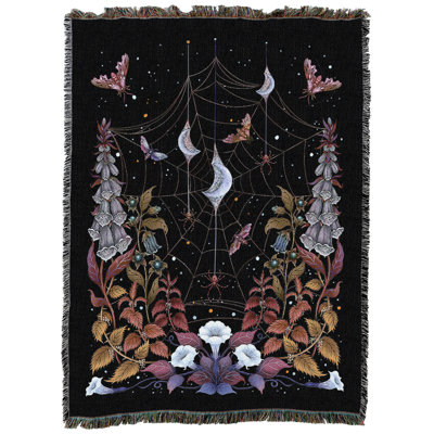 Pure Country Weavers Witch Garden XL Tapestry Throw Woven from Cotton