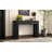 Entryway Table With Fluted Design, Modern Console Table With Storage, Oval Top And 2 Drawers For Entryway And Living Room-779183078