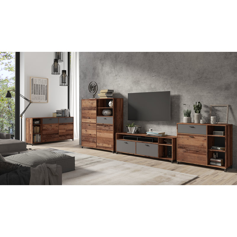 Castlethorpe Jackson 126cm Wide 1 Drawer Highboard