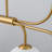 6-Light Dimmable Sputnik Modern Linear Chandelier