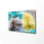 Peinture élégante en verre trempé, 17,7 po x 25,6 po | 100% verre trempé, épaisseur: 0,16 pouce | Superbe art mural pour la décoration intérieure, parfait pour le salon, la chambre à coucher et les espaces de bureau, durable et facile à nettoyer-1018268495