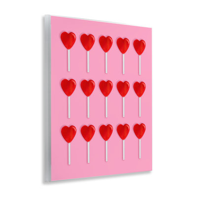 Heart Lollipops Collection Wall Plaque, design by LISH Creative