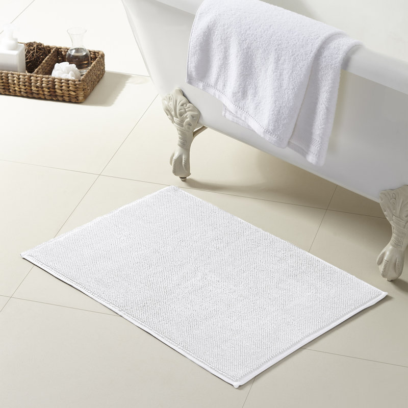 Tapis de salle de bain, Blanc