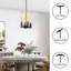 Lustre 4 lumières avec abat-jour en verre-1190579645