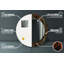 Huldar Glass Flat Wall Mirror