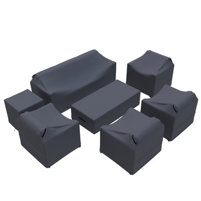 Caggiano Patio Conversation Sets Group Seating Outdoor Furniture Covers