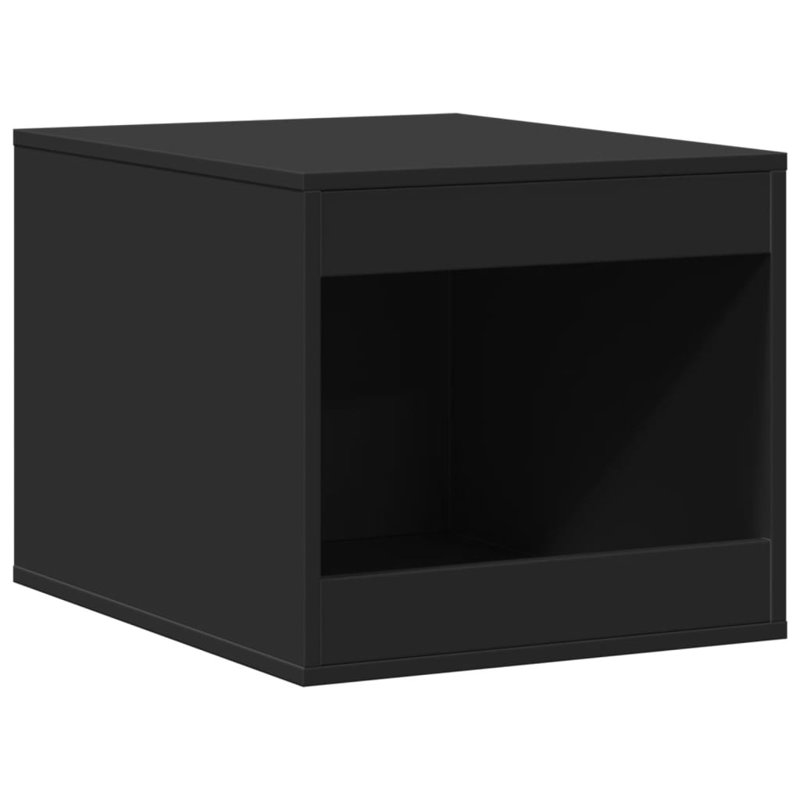Engineered Wood Litter Box Enclosure, Black