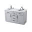 Meuble-lavabo double 54 po Ahner-999402159