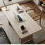 Bureau de table en pierre frittée légère de luxe moderne-53464415