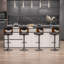 Tabouret de bar à hauteur ajustable (ensemble de 4)-1359931765