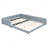 Queen Size Upholstered Platform Bed with PU Leather