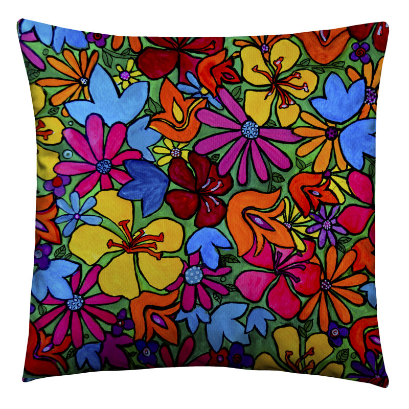 Alyssa Floral Square Cushion