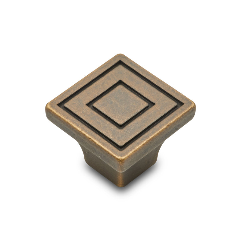 CK Series Square Knob, Antique English, Large
