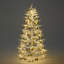 Sapin de Noël pré-illuminé de 1,80 m avec lumières DEL et décorations en forme de boule
