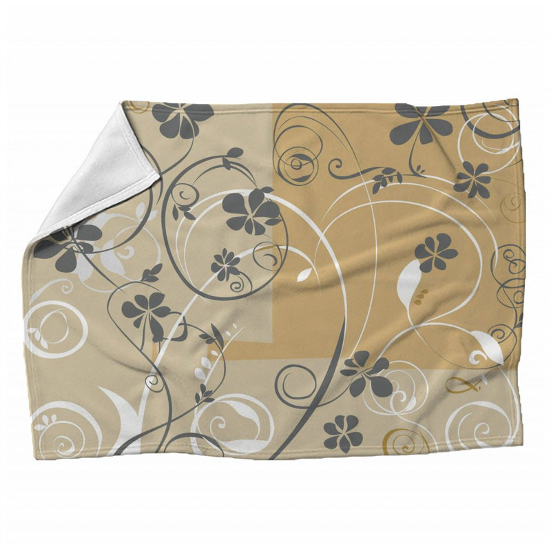 Machine Printed Throw Blanket, Throw