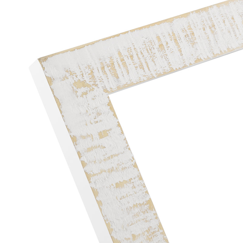 Cadre photo en bois massif, White