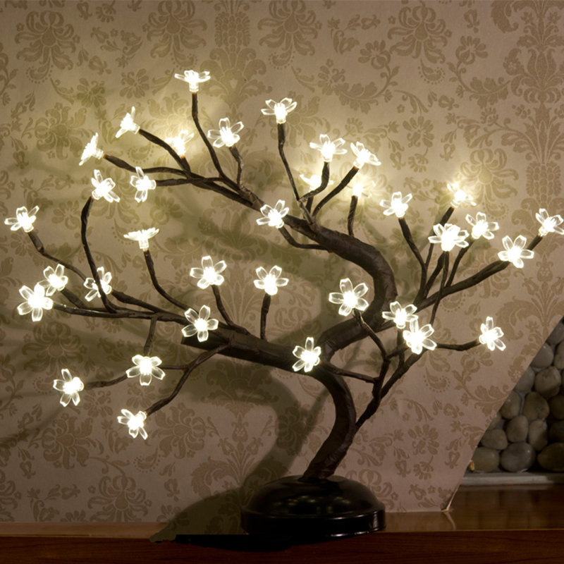 15'' LED Lighted Trees & Branches, White