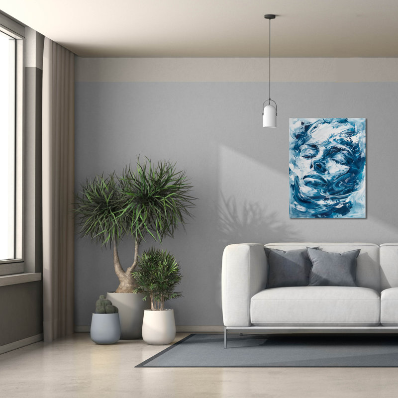 «Swirls Of Her Part 2» par Svetlana Aleynikova, art mural sur toile, H 34 po x l 26 po