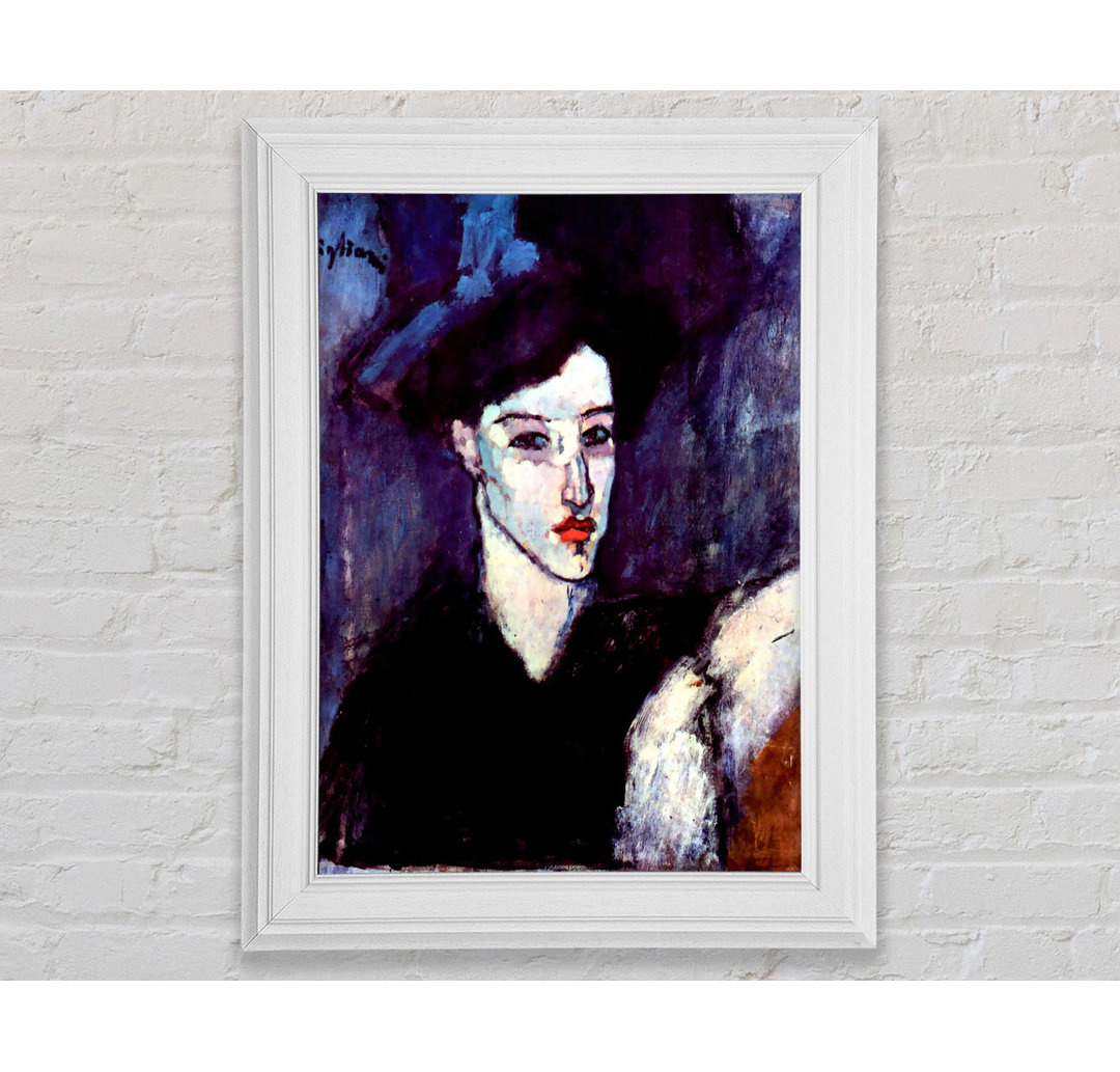 Gerahmtes Leinwandbild The Jewess von Modigliani