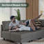 Causeuse 112 po avec rangement Zendajas-87871864