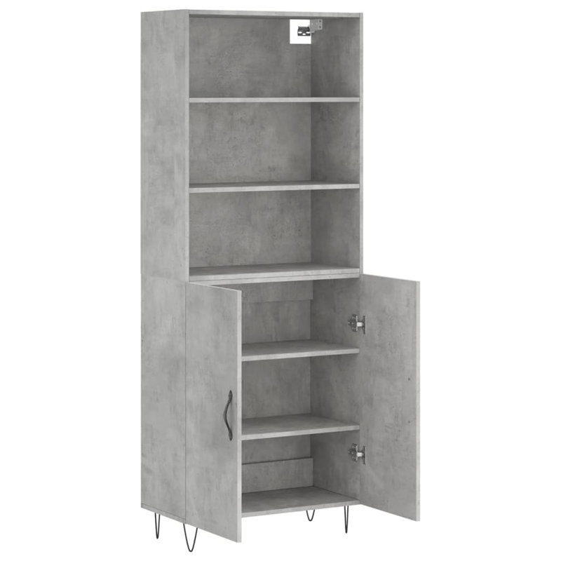 Storage Cabinet, Concrete grey