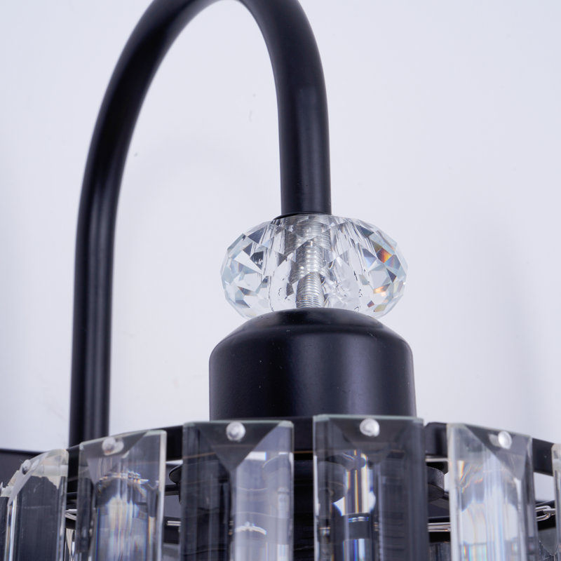 31" Black Iron Wall Sconce