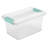 Sterilite Medium Clip Box, Stackable Small Storage Latch Lid Bin, Container Organizes Office, Crafts