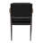Wooster 19 " H Genuine Leather Upholstered Walnut Solid Wood and Steel Armchair
