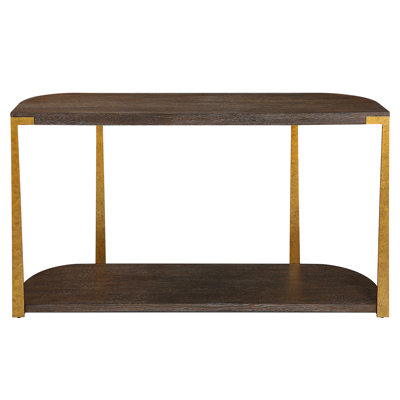 Palisade Wood Console Table by Everly Quinn