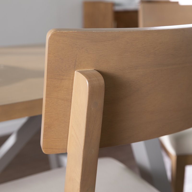 Chaise d'appoint en lin naturel