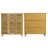 Bamboo Shoe Rack Cabinet Freestanding Shoe Organizer With 5-Tier Shelves And Ventilated Slatted Doors-1861246349