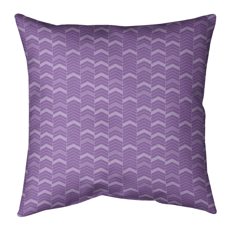 Coussin Rhonda Cheval, H 20 po x l 20 po, Duvet synthétique, Violet uni