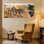 Ensemble de 3 reproductions d'art sur toile Mid-Century-962989893