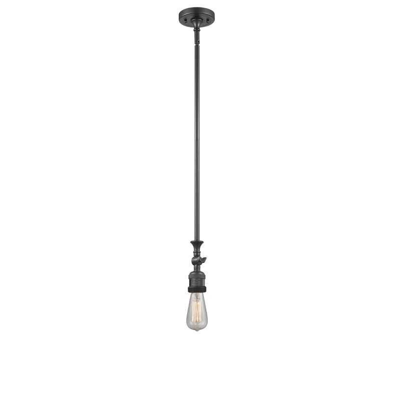 Luminaire suspendu à 1 lumière Plourde, Bronze huilé