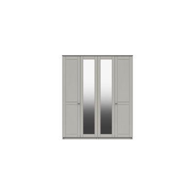 Newhaven 4 Door Manufactured Wood Wardrobe
