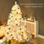 Grand arbre de Noël artificiel pré-éclairé-1018955949