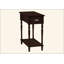 Table de chevet polyvalente à 2 niveaux avec tiroir de rangement et tablette inférieure, idéale pour la chambre à coucher et le salon.-675917606