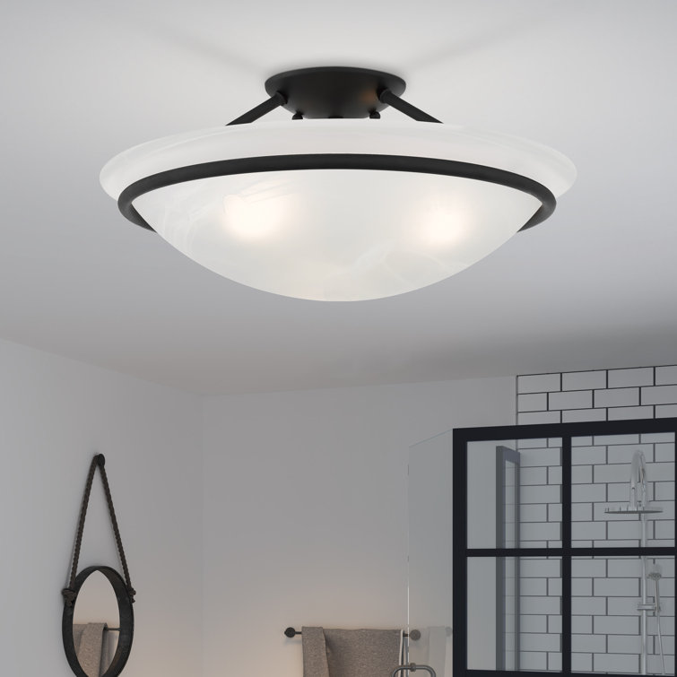 Wilbrecht Glass Semi Flush Mount
