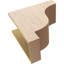Bois de cèdre brut Newport, grain de bois TimberThane, brun clair apprêté-88292505