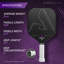 Palette de pickleball Joola Method avec technologie de surface en carbone lisse ou texturée pour une rotation et un contrôle maximaux-69734857-69734855